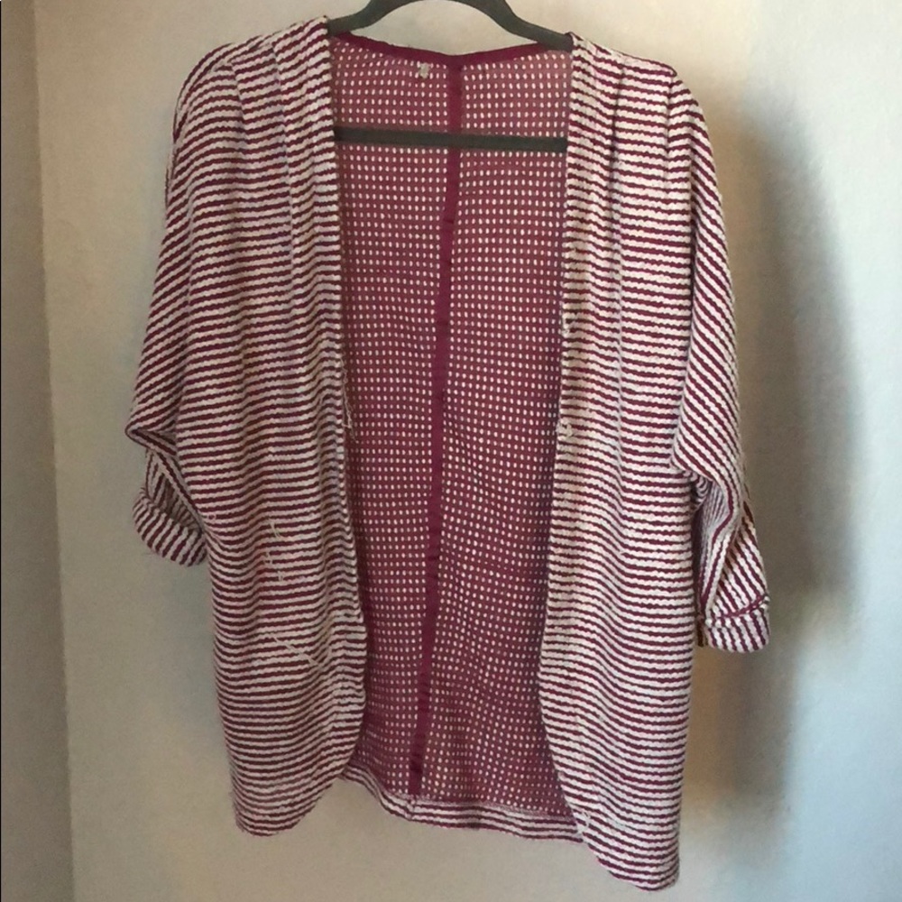 Crop sleeve Cardigan